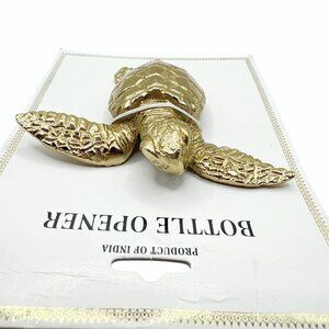 NEW Turtle Bottle Opener - Gold